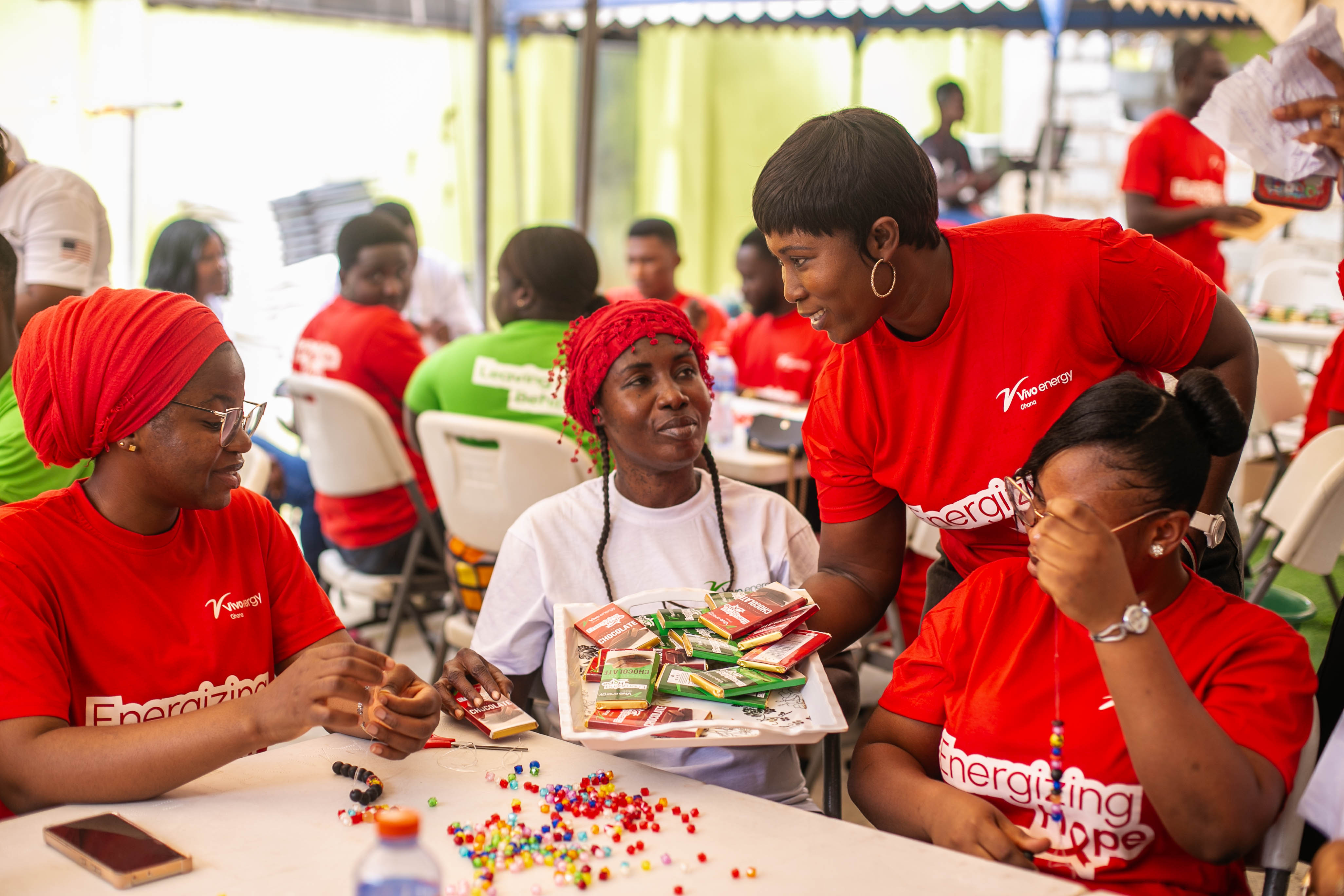 Vivo Energy Ghana Employees Spend Valentine’s Day at Chosen Rehabilitation Centre