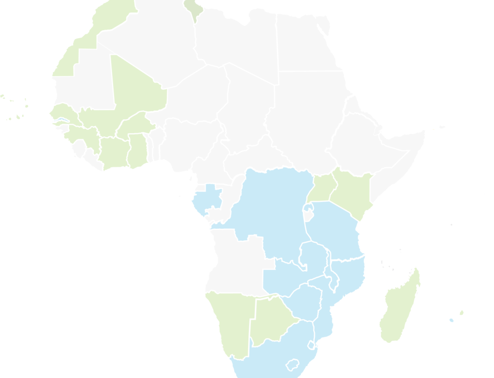 Où nous opérons en Afrique